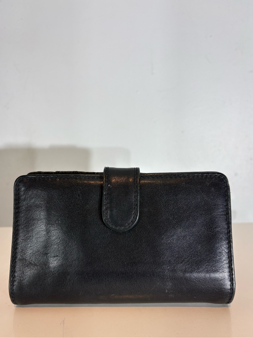 Derek Alexander Black Leather Wallet | Organizer | Multi-Compartment